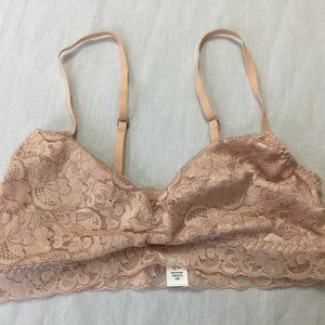 🌕🌕🌕  GILLIGAN OMALLEY LACE BRALETTE WOMENS WIRE FREE BRA SIZE S 🌕🌕🌕